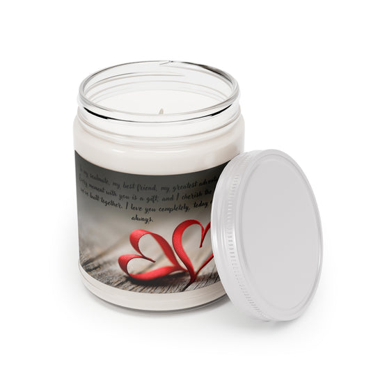 Friendship Valentines Soy Candle 9oz with White Lid | Best Friend Scented Candle