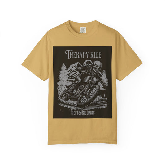 Unisex  T-shirt therapy ride beyond limits