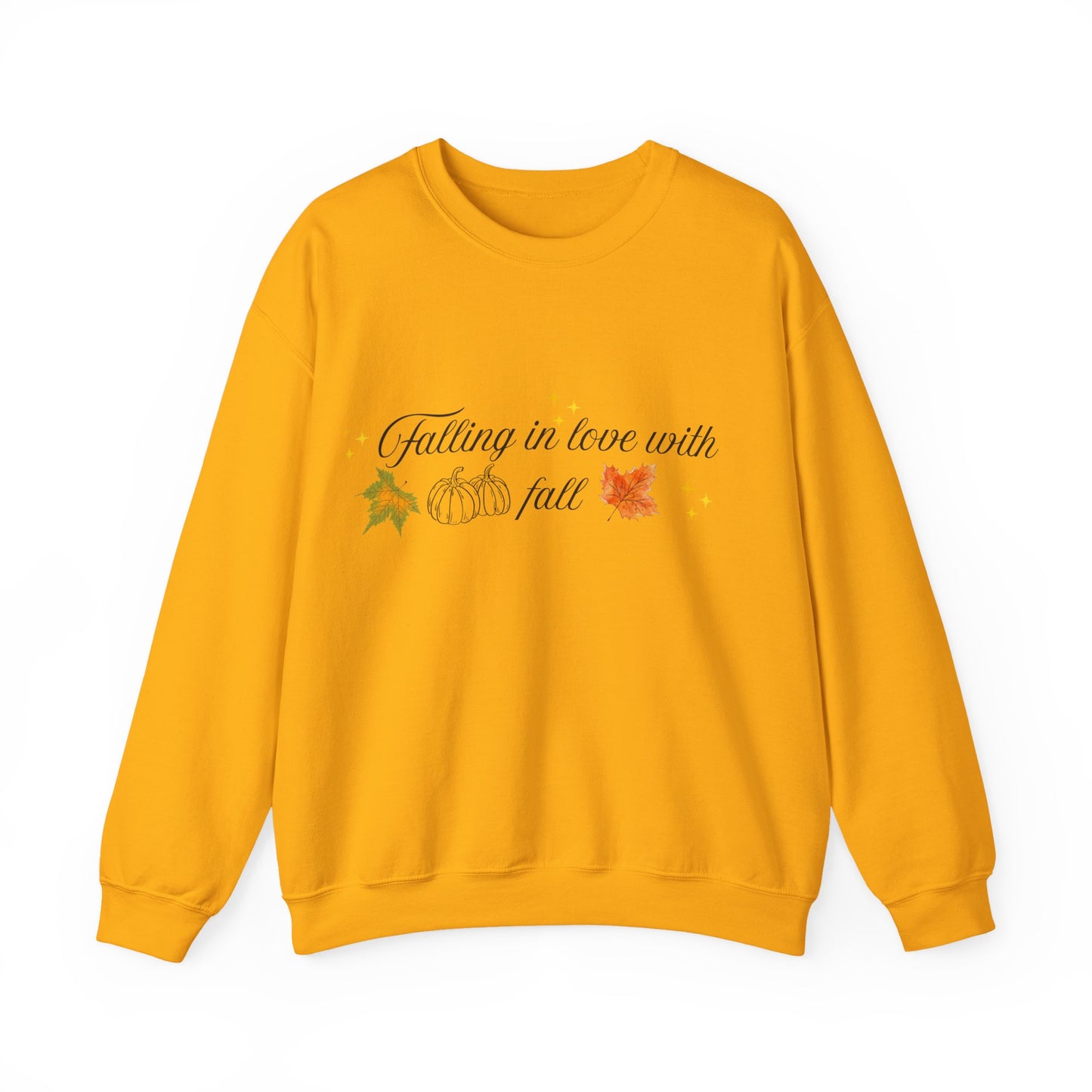 Swetshirt Falling  In Love With Fall Crewneck