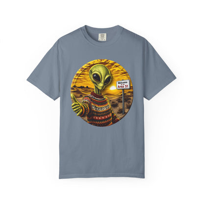 Area 51 Alien Ugly Sweater T-shirt, Extraterrestrial Graphic Tee, UFO Lover Gift, Funny Space Shirt, Ayy Lmao Clothing, Alien Abduction
