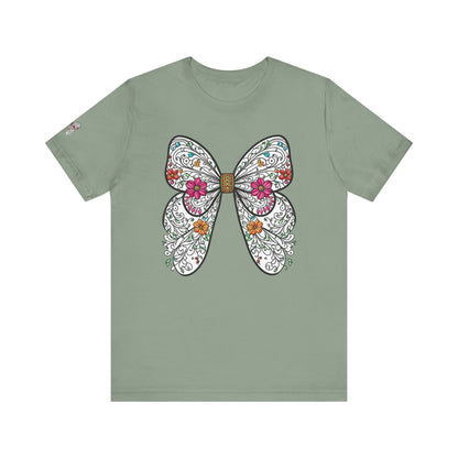 Butterfly Unisex Tee, Nature Lover Shirt, Spring Graphic Top, Insect Print T-Shirt, Garden Theme Clothing