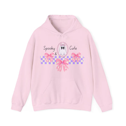 Spooky and Cute Pink Ghosts Unisex Hoodie - Halloween Sweatshirt, Gender-Neutral Pullover, Scary & Adorable Top