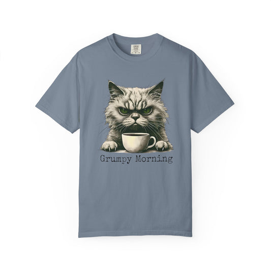 Grumpy Morning Cat Unisex T-shirt