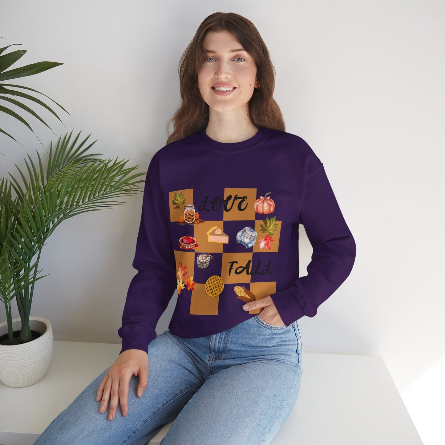 Love Fall Cozy Unisex Sweatshirt - Gildan Heavy Blend™