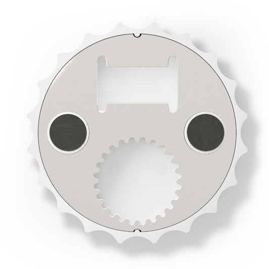 Bottle Opener with World Captain and Pirate Flag