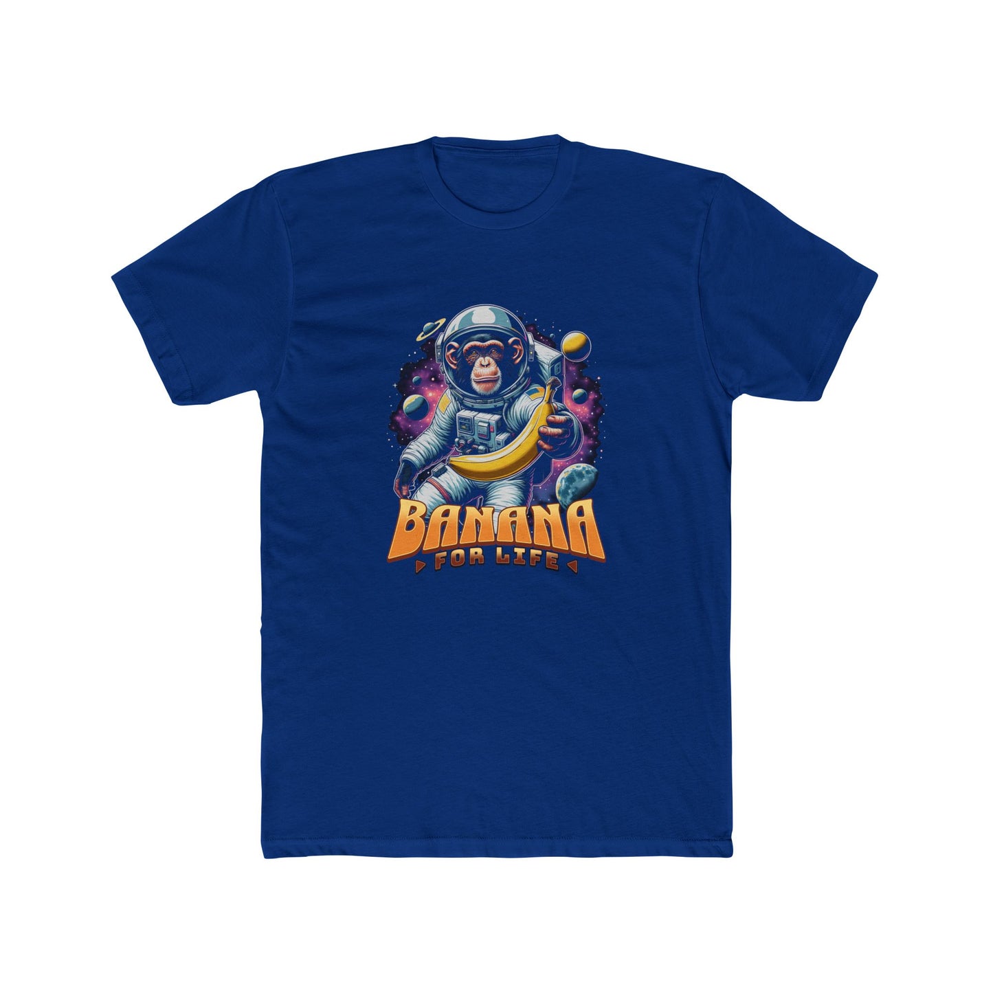 Unisex Cotton Crew Tee Banana for life