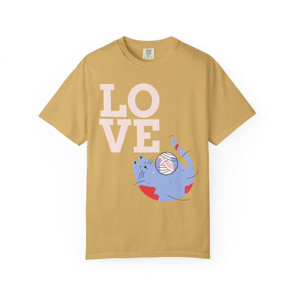 Comfort ColorsT-shirt Love Cats, cute