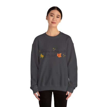 Swetshirt Falling  In Love With Fall Crewneck
