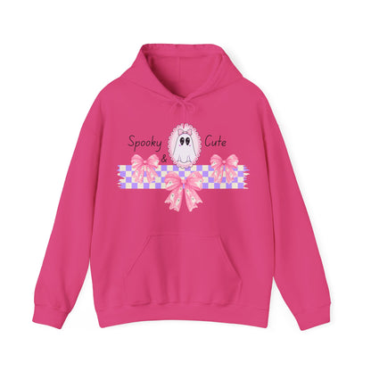 Spooky and Cute Pink Ghosts Unisex Hoodie - Halloween Sweatshirt, Gender-Neutral Pullover, Scary & Adorable Top