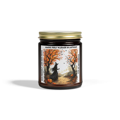 Scented Candles  Magic Autumn Warm Coconut Apricot Wax (9oz)