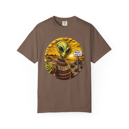 Area 51 Alien Ugly Sweater T-shirt, Extraterrestrial Graphic Tee, UFO Lover Gift, Funny Space Shirt, Ayy Lmao Clothing, Alien Abduction
