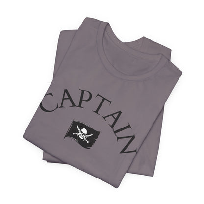T-Shirt Captain  Nautical Graphic Tee, Sea Lover Shirt, Sailor Theme Top, Unisex Beach Style
