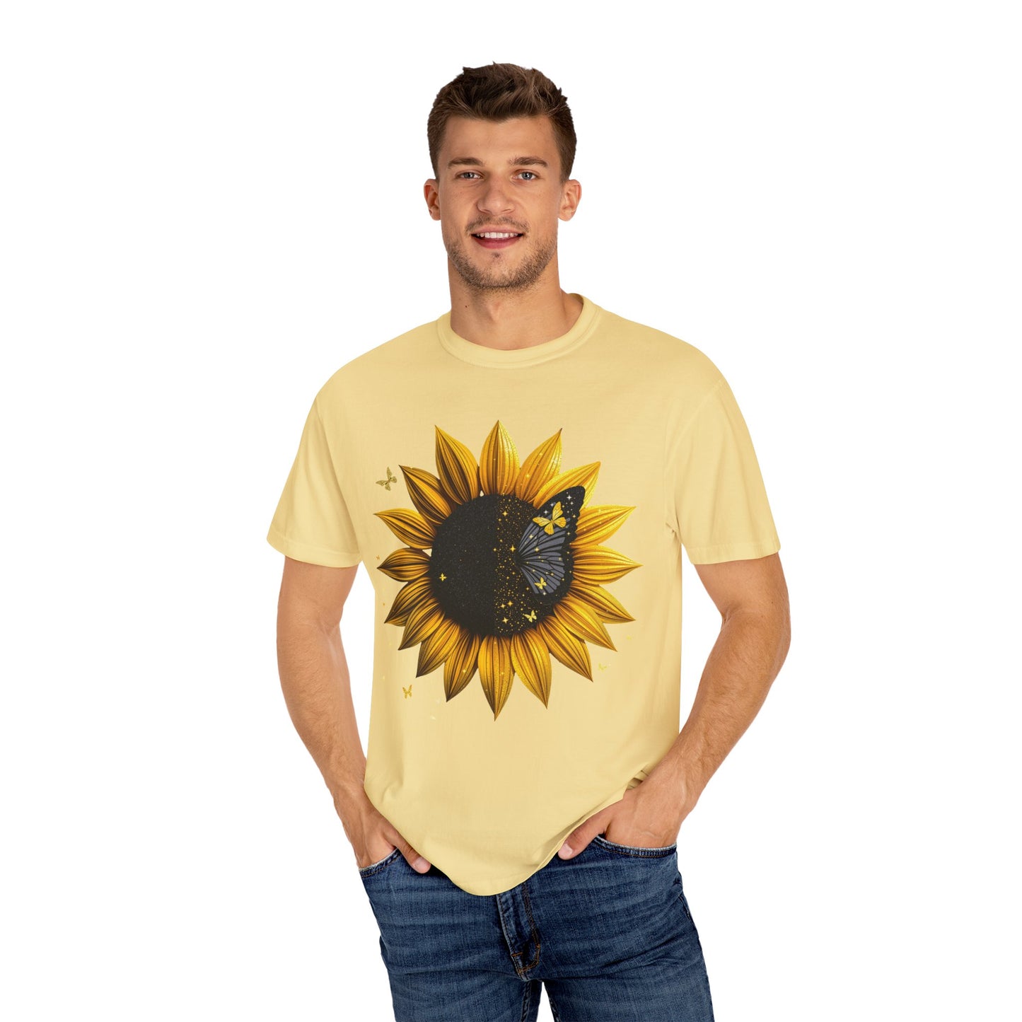 Sunflower Unisex T-shirt, Yellow Flower Tee, Floral Shirt, Botanical Top, Nature Lover Gift
