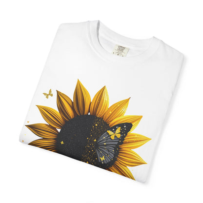 Sunflower Unisex T-shirt, Yellow Flower Tee, Floral Shirt, Botanical Top, Nature Lover Gift