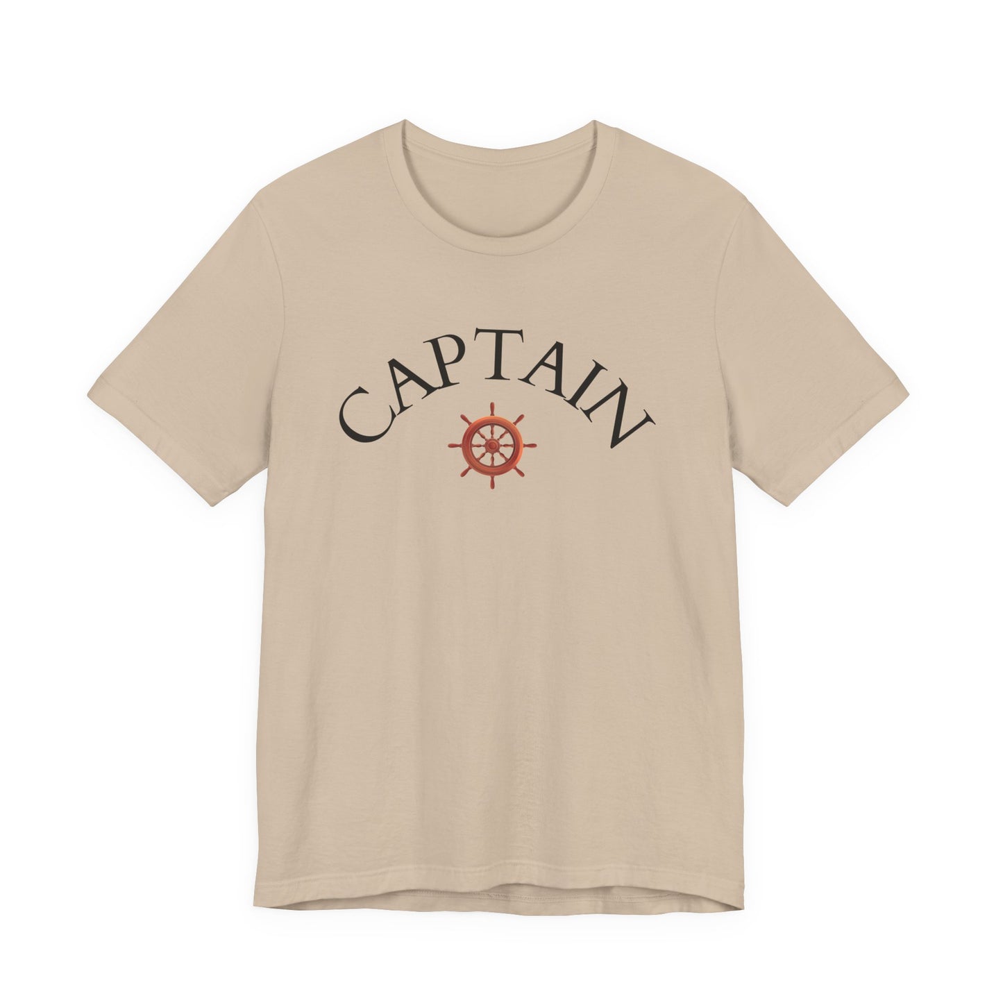 T-Shirt Captain, Nautical Graphic Tee, Sea Lover Shirt, Sailor Theme Top, Unisex Beach Style