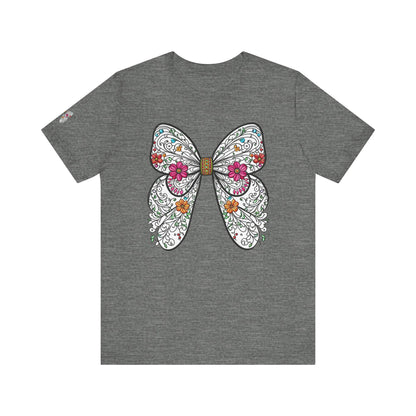 Butterfly Unisex Tee, Nature Lover Shirt, Spring Graphic Top, Insect Print T-Shirt, Garden Theme Clothing