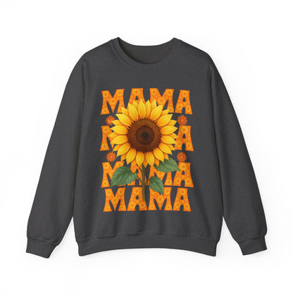 Mama Sweatshirt, Mother's Day Gift, Floral Crewneck Jumper, Gift for Mom, Cute Mom Apparel, Cozy Motherhood Pullover