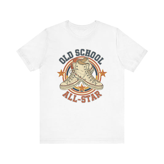 Old School All Star Tee, Retro T-Shirt, Vintage Graphic Tee, 90s Style Shirt, Classic Unisex Top