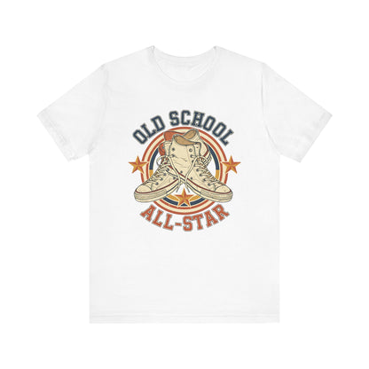 Old School All Star Tee, Retro T-Shirt, Vintage Graphic Tee, 90s Style Shirt, Classic Unisex Top