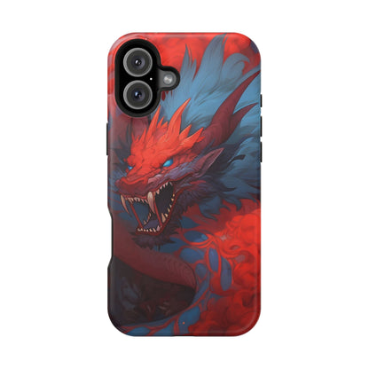 Phone Cases, Red Dragon Design, Dragon Lover Gift, Protective Cover, Unique Phone Accessories, Mythical Creature Phone Case