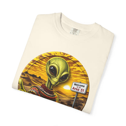 Area 51 Alien Ugly Sweater T-shirt, Extraterrestrial Graphic Tee, UFO Lover Gift, Funny Space Shirt, Ayy Lmao Clothing, Alien Abduction