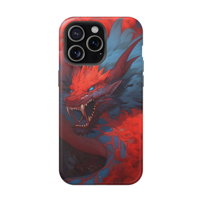 Phone Cases, Red Dragon Design, Dragon Lover Gift, Protective Cover, Unique Phone Accessories, Mythical Creature Phone Case