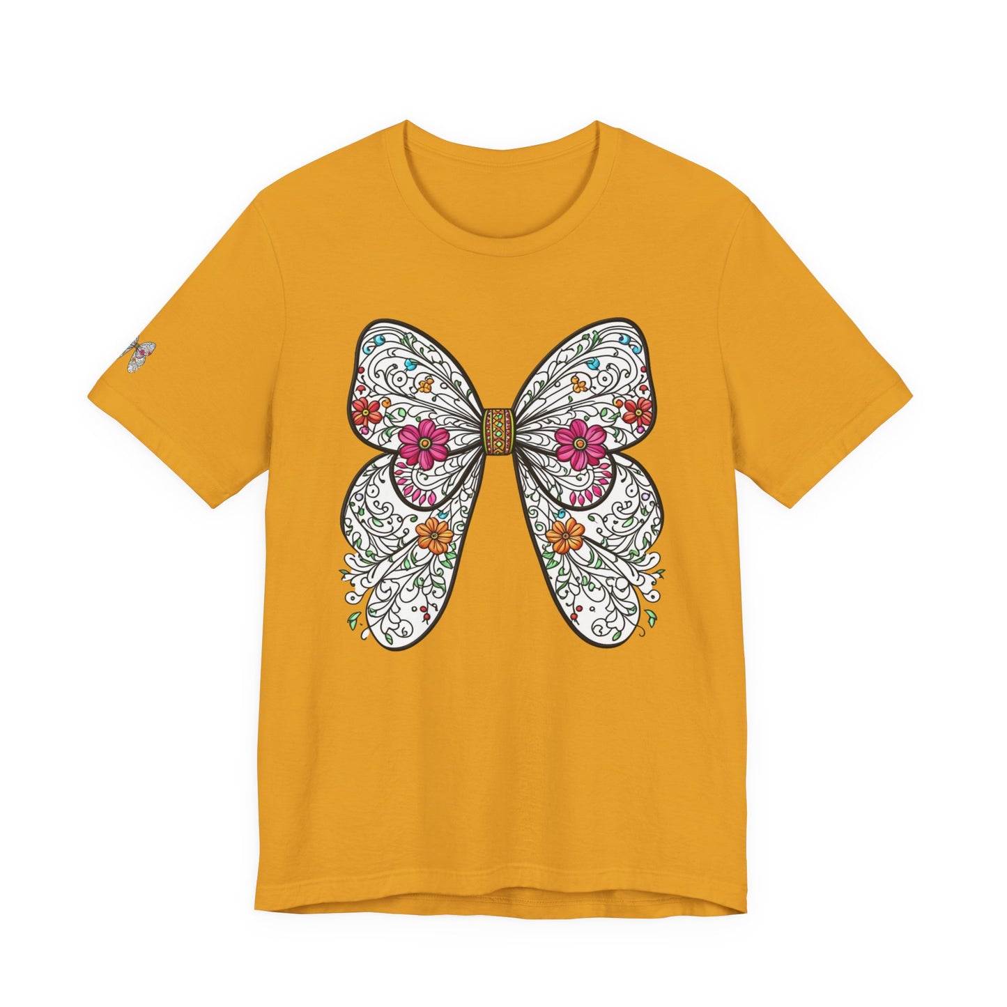 T-Shirt Butterfly , Nature Lover Tee, Spring Graphic Top, Garden Inspired Shirt, Unisex Insect Design