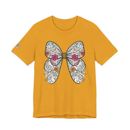 T-Shirt Butterfly , Nature Lover Tee, Spring Graphic Top, Garden Inspired Shirt, Unisex Insect Design