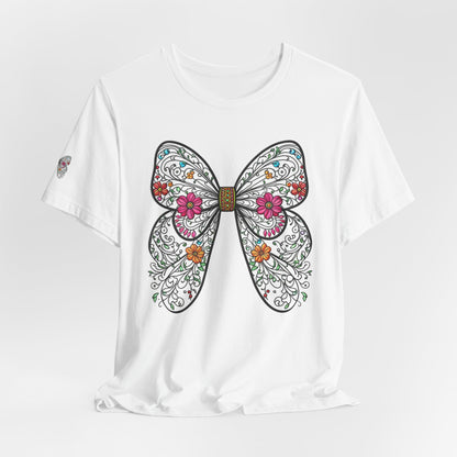 T-Shirt Butterfly , Nature Lover Tee, Spring Graphic Top, Garden Inspired Shirt, Unisex Insect Design