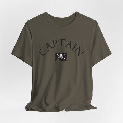 T-Shirt Captain  Nautical Graphic Tee, Sea Lover Shirt, Sailor Theme Top, Unisex Beach Style