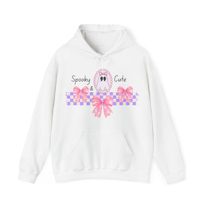 Spooky and Cute Pink Ghosts Unisex Hoodie - Halloween Sweatshirt, Gender-Neutral Pullover, Scary & Adorable Top