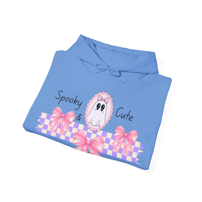 Spooky and Cute Pink Ghosts Unisex Hoodie - Halloween Sweatshirt, Gender-Neutral Pullover, Scary & Adorable Top