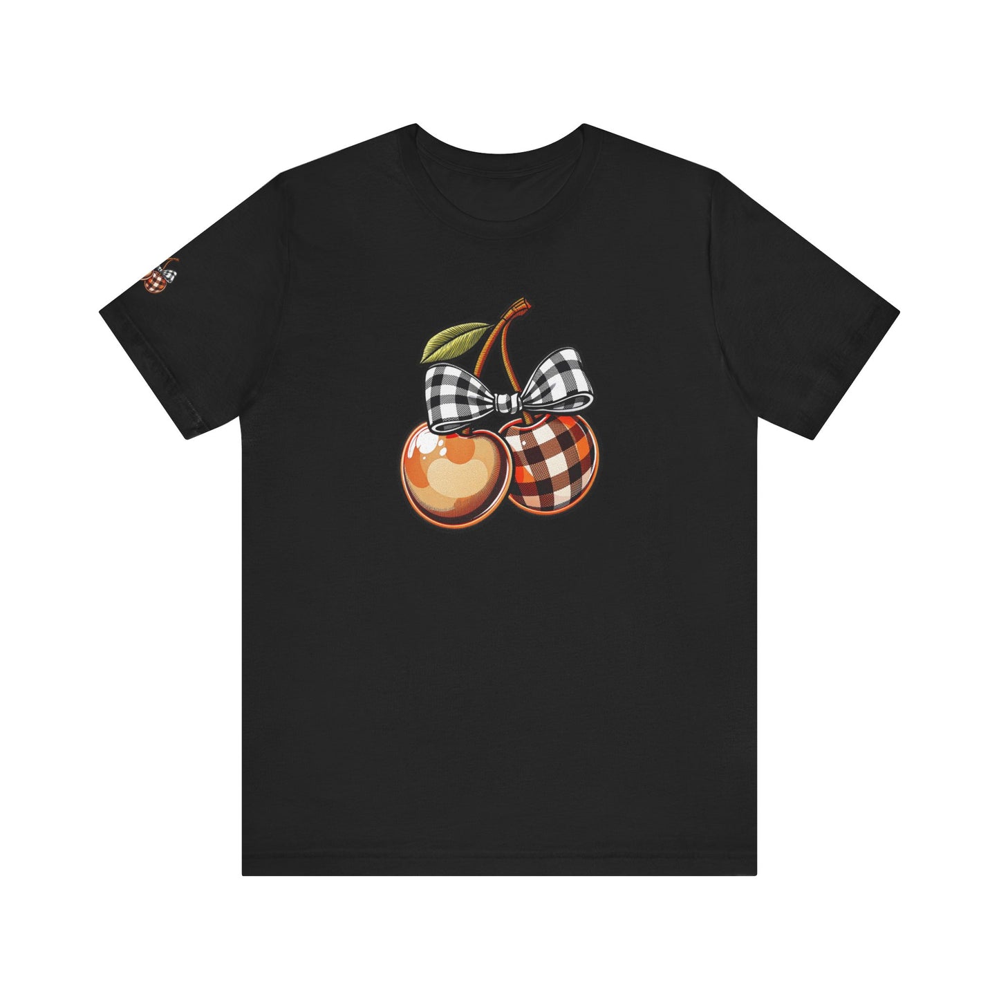 Cherry Embroidery Illusion Shirt