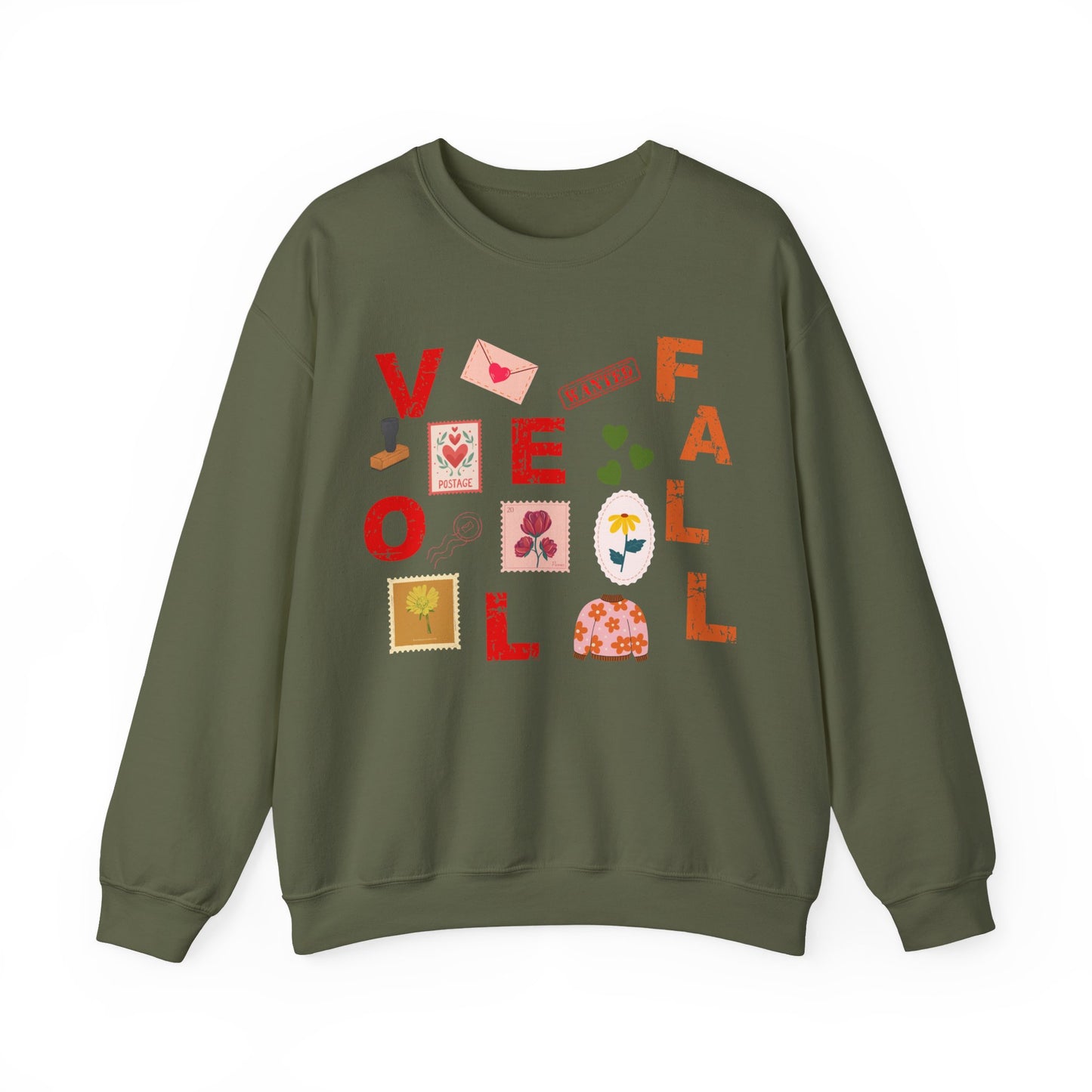 Crewneck Sweatshirt Love Fall - Unisex
