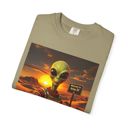 T-Shirt Alien Ugly Sweater,  Area 51 Christmas Tee, Funny Extraterrestrial Shirt, UFO Lover Gift, Space Holiday Top