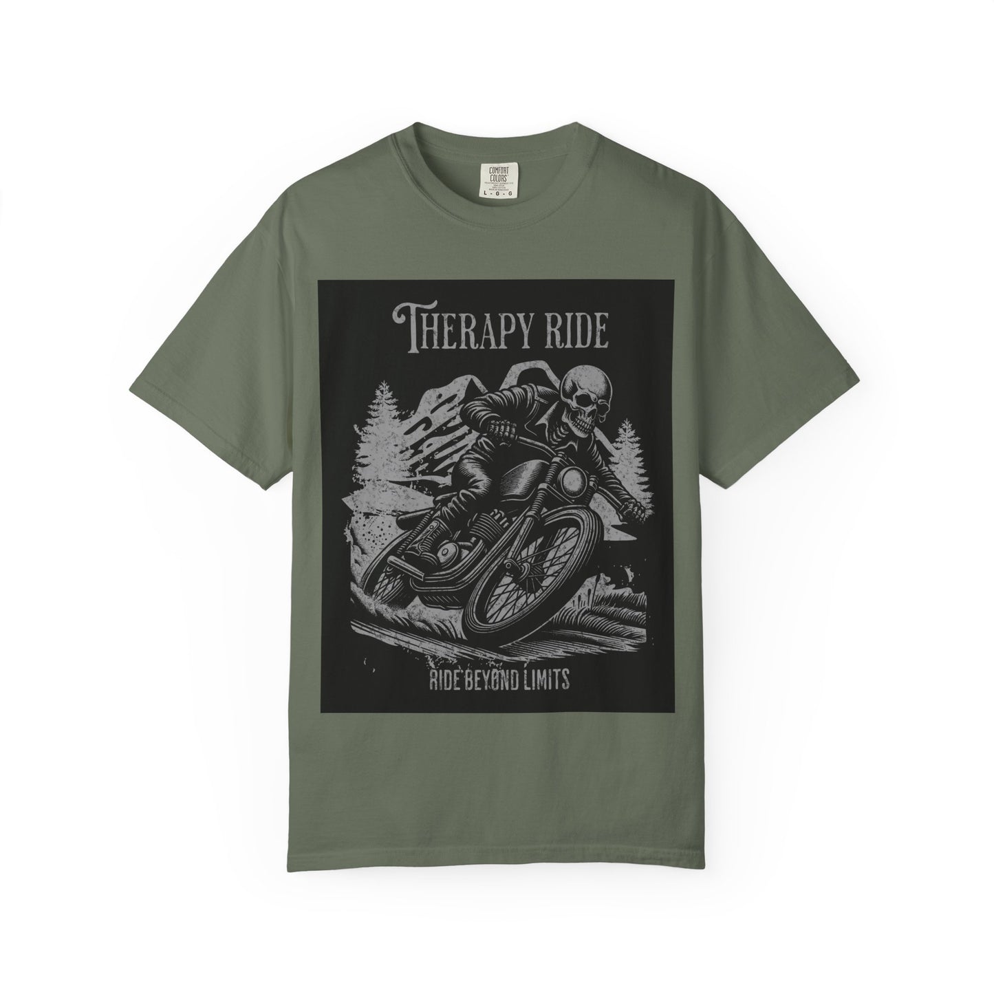 Unisex  T-shirt therapy ride beyond limits