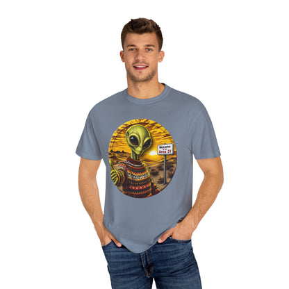 Area 51 Alien Ugly Sweater T-shirt, Extraterrestrial Graphic Tee, UFO Lover Gift, Funny Space Shirt, Ayy Lmao Clothing, Alien Abduction