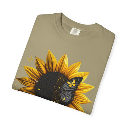 Sunflower Unisex T-shirt, Yellow Flower Tee, Floral Shirt, Botanical Top, Nature Lover Gift