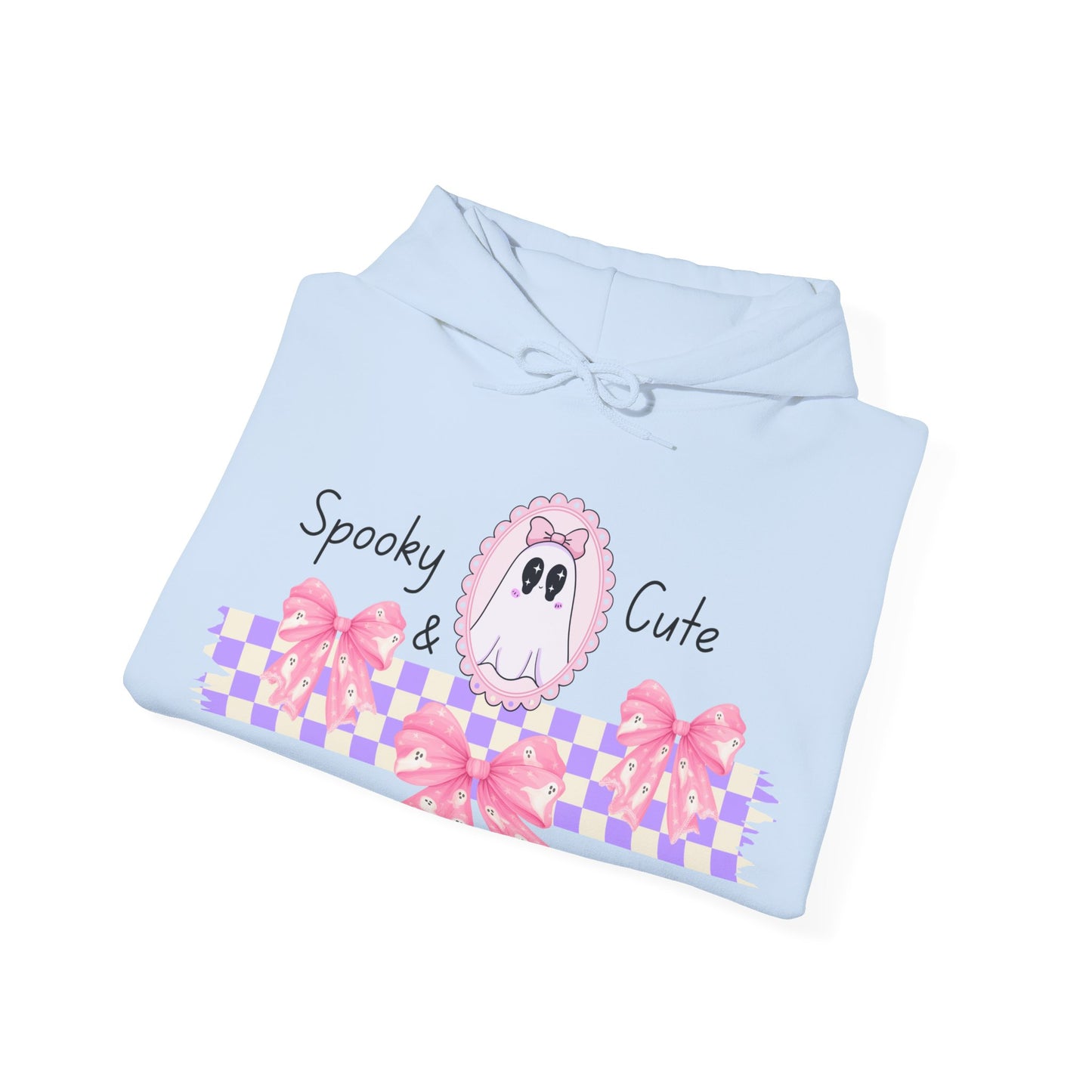 Spooky and Cute Pink Ghosts Unisex Hoodie - Halloween Sweatshirt, Gender-Neutral Pullover, Scary & Adorable Top