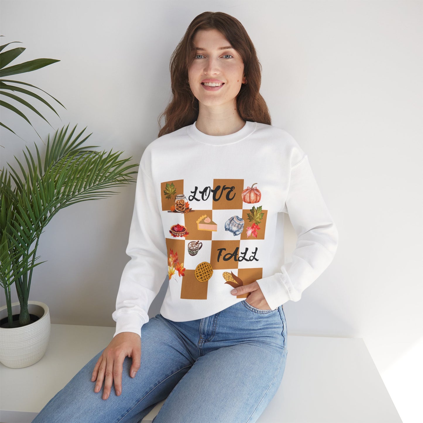 Love Fall Cozy Unisex Sweatshirt - Gildan Heavy Blend™
