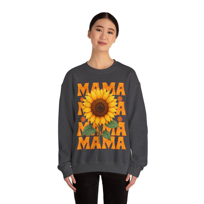 Mama Sweatshirt, Mother's Day Gift, Floral Crewneck Jumper, Gift for Mom, Cute Mom Apparel, Cozy Motherhood Pullover