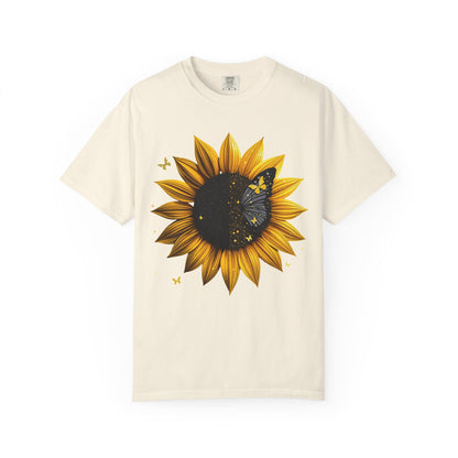 Sunflower Unisex T-shirt, Yellow Flower Tee, Floral Shirt, Botanical Top, Nature Lover Gift