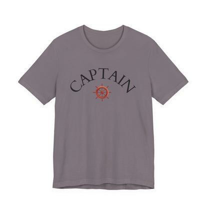 T-Shirt Captain, Nautical Graphic Tee, Sea Lover Shirt, Sailor Theme Top, Unisex Beach Style