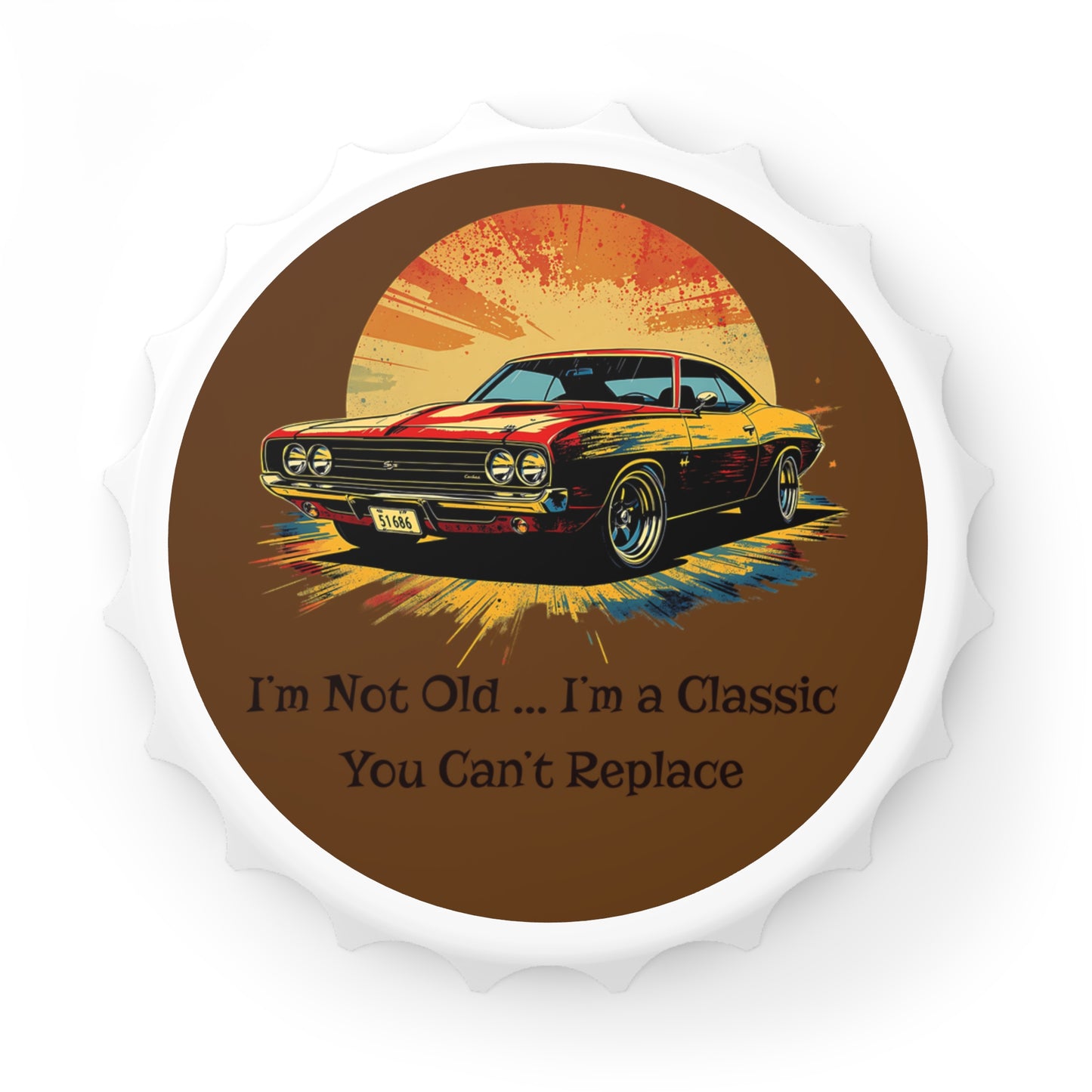 Bottle Opener Vintage Car Lover