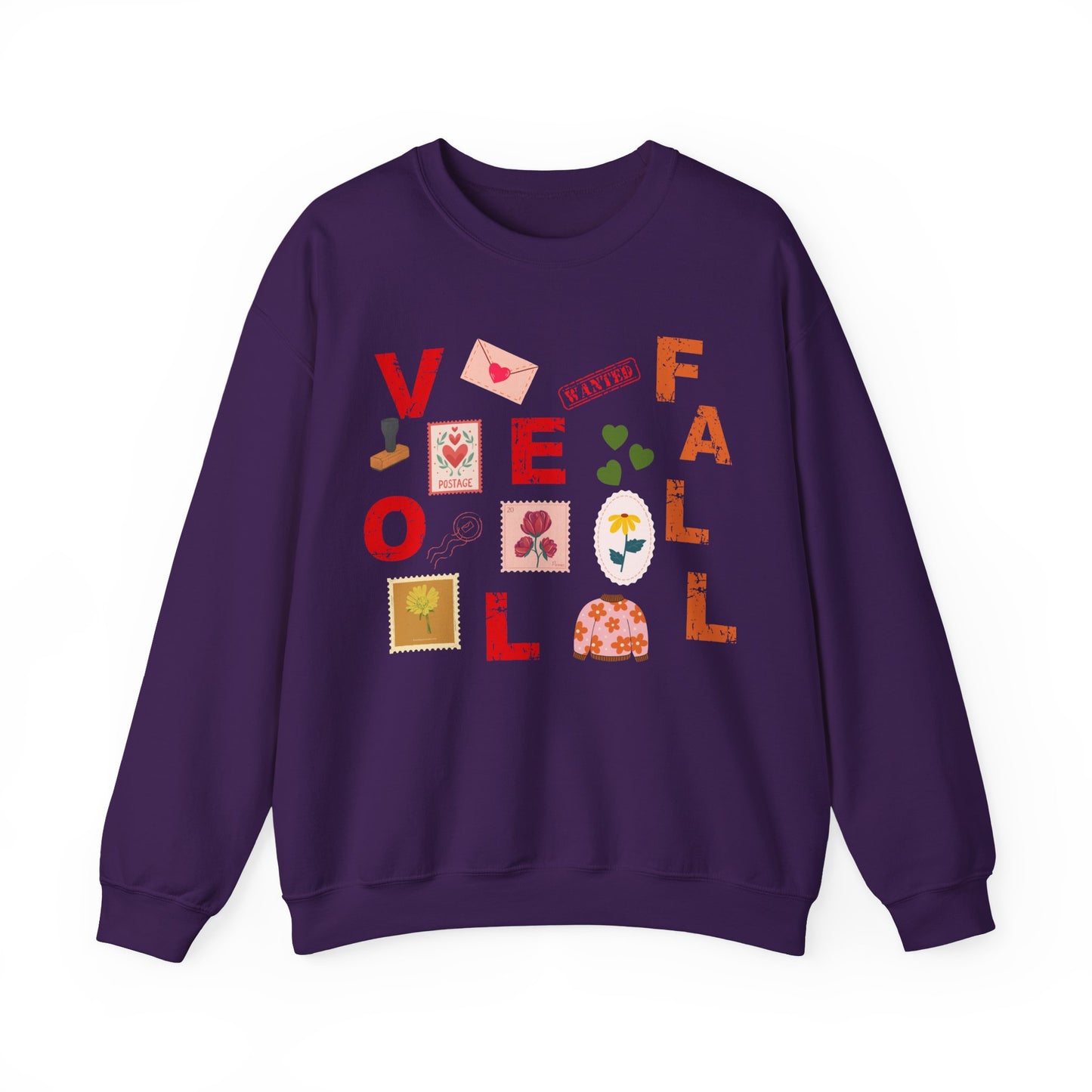 Crewneck Sweatshirt Love Fall - Unisex