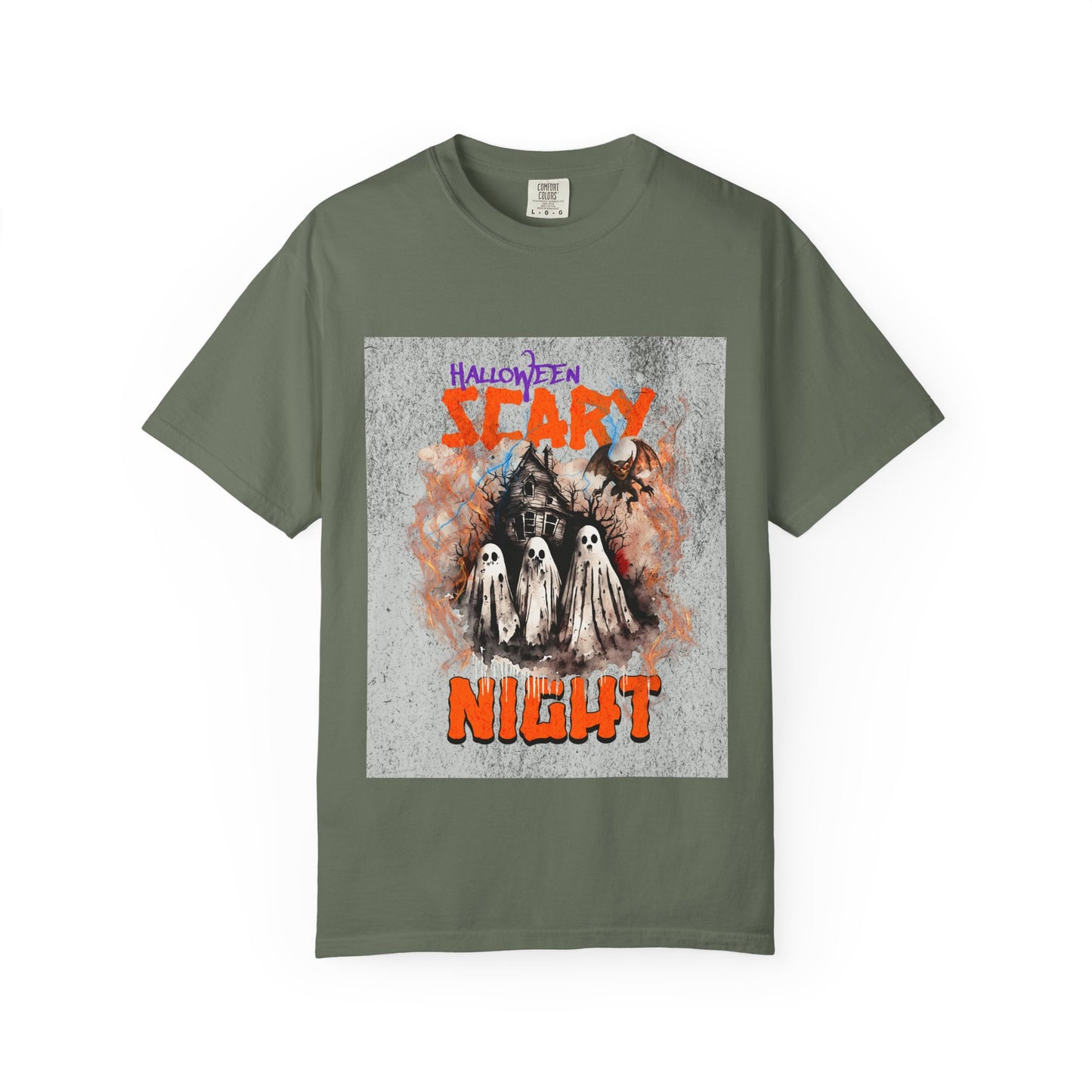 Ghostly Halloween Night Unisex T-shirt