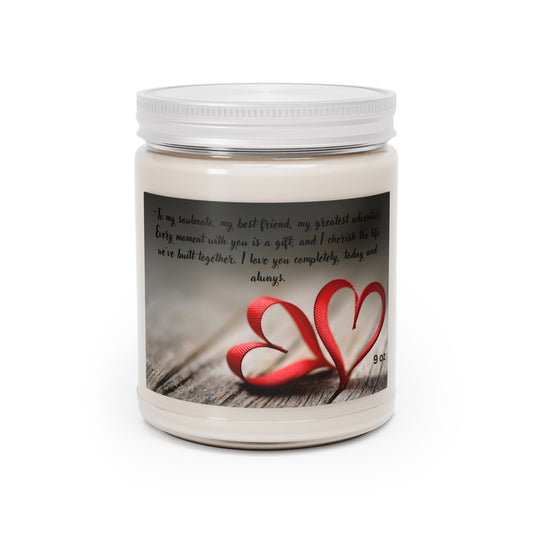 Friendship Valentines Soy Candle 9oz with White Lid | Best Friend Scented Candle