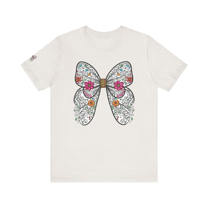 Butterfly Unisex Tee, Nature Lover Shirt, Spring Graphic Top, Insect Print T-Shirt, Garden Theme Clothing