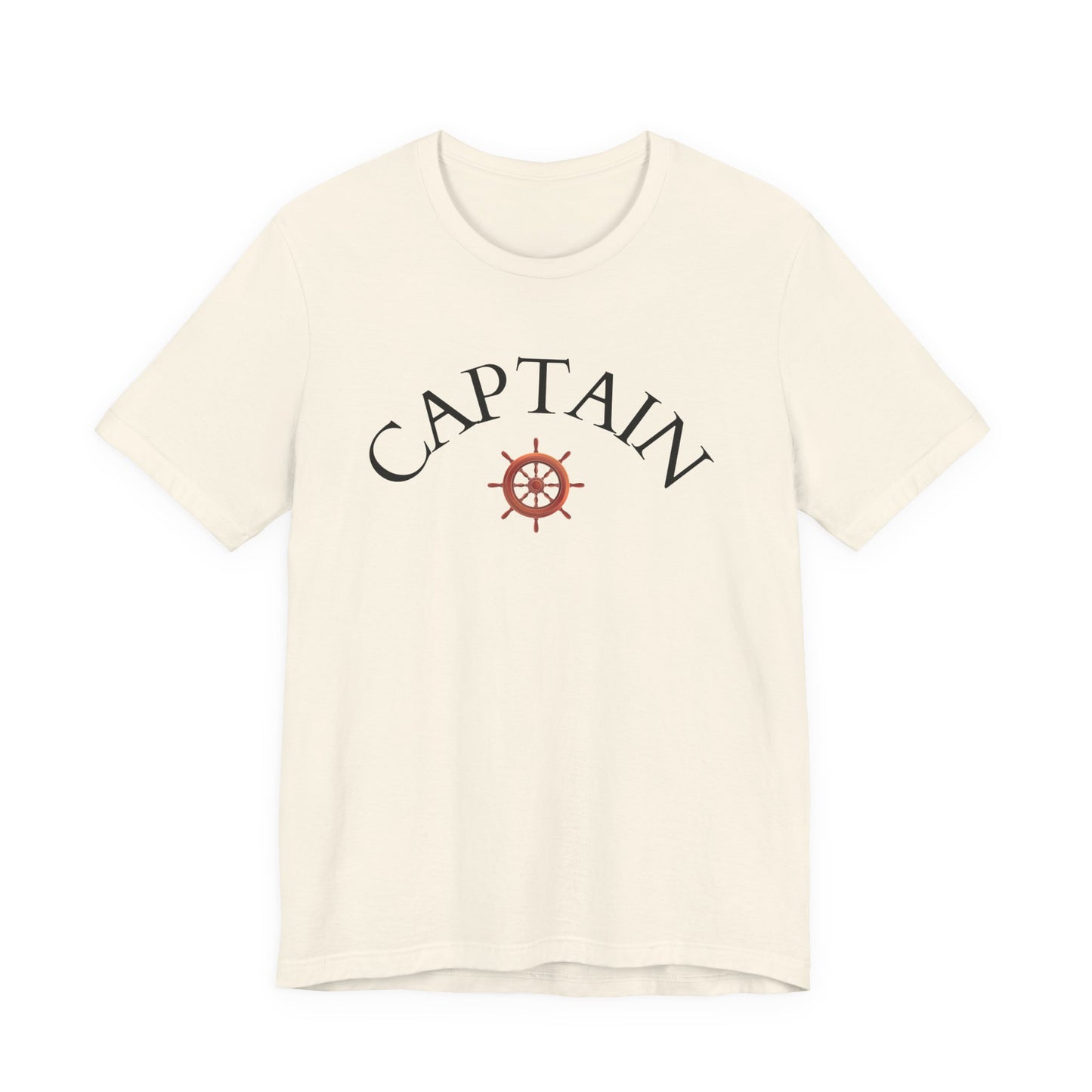 T-Shirt Captain, Nautical Graphic Tee, Sea Lover Shirt, Sailor Theme Top, Unisex Beach Style