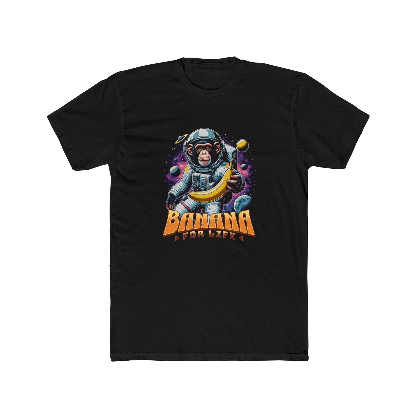Unisex Cotton Crew Tee Banana for life